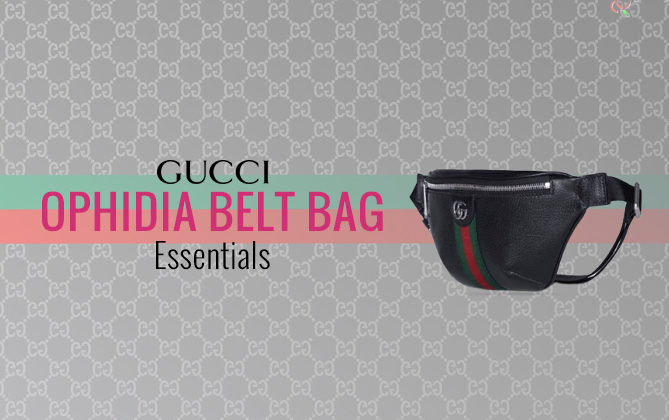 Gucci Ophidia Small Belt Bag Black
