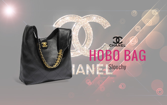 Chanel Large Hobo Handbag AS5410 Black