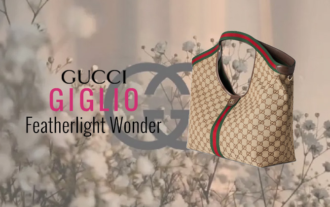 Gucci Giglio Large Tote Bag 853971 Coffee