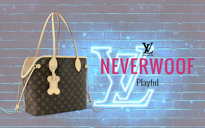 Louis Vuitton Neverwoof M27847 Brown